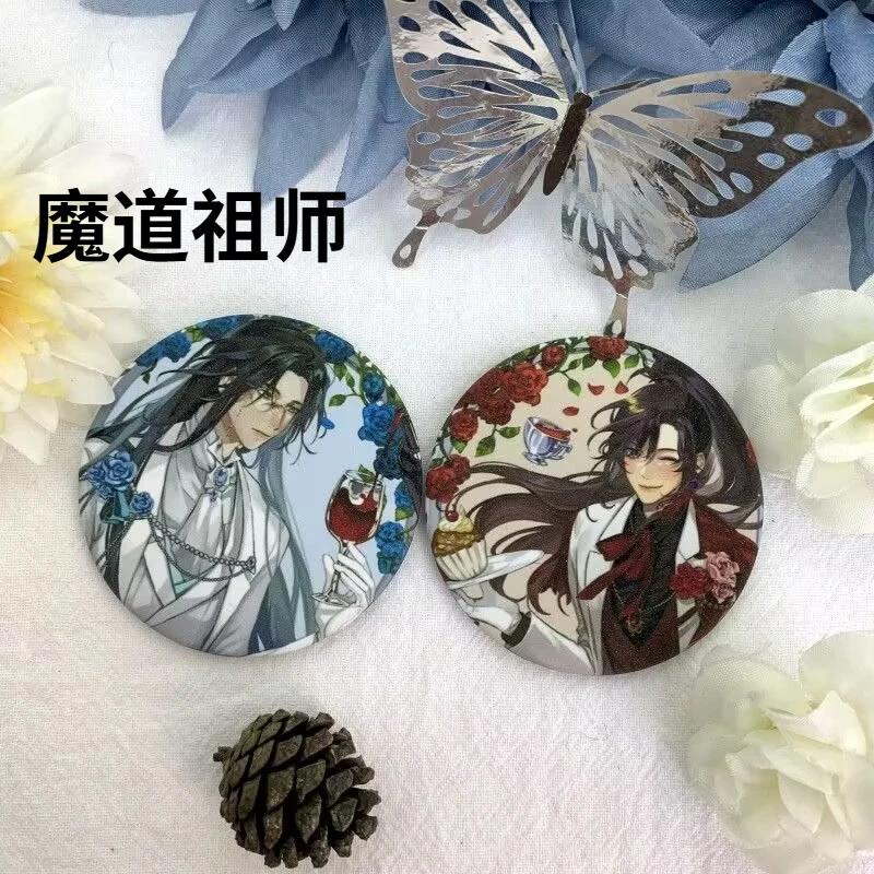 

Периферийные значки в стиле аниме «Волшебный мастер», значки с 2D именами «Вэй Усянь ЛАН Ванцзи и жесть-смаги