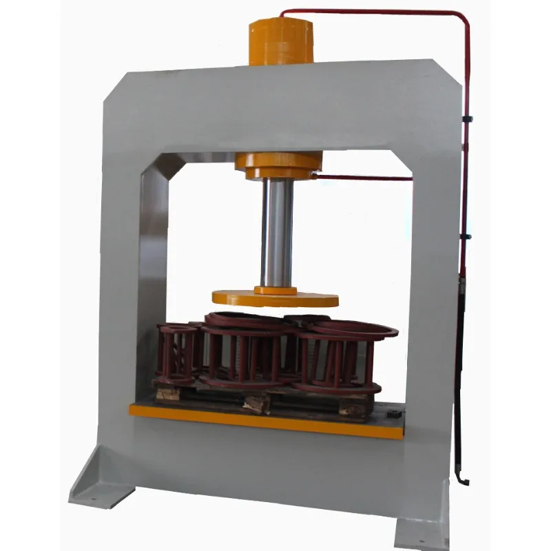 Solid tire press, disassembly and assembly machine, forklift tire press
