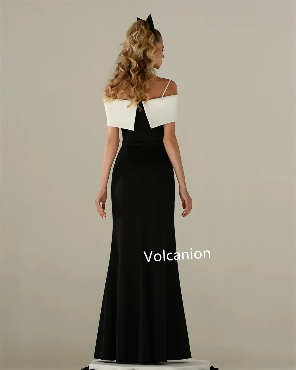 تخصيص جيرسي القوس البوق السباغيتي حزام فساتين طويلة مناسبة مخصصة مساء بسيط أنيق جودة عالية