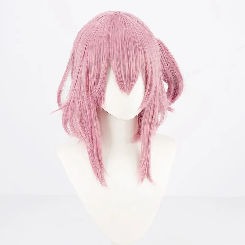 Virtual YouTube Vtuber Rosemi Lovelock Cosplay Wig Halloween Carnival Party Props Synthetic Hair Heat Resistant Fiber + Wig Cap