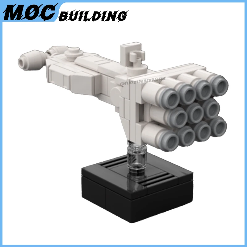 MOC Building Block Space Movie Series Micro Starfighter Spaceship Model DIY Assembly Bricks Creative Toy Collection Display Gift