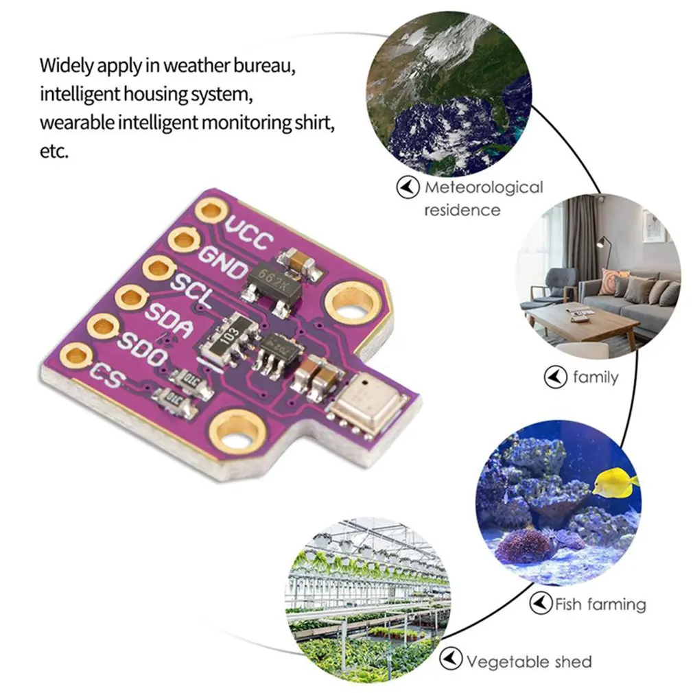 

BME680 Development Board Digital Temperature Humidity Pressure Sensor CJMCU-680 High Altitude Sensor Module Dropshipping