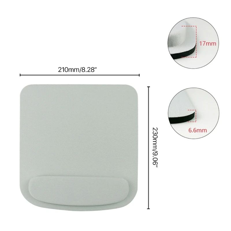 Ergonomic Wrist Rest Mouse Pad Comfortable Wrist Support Soft Mousepad For PC Dropshipping