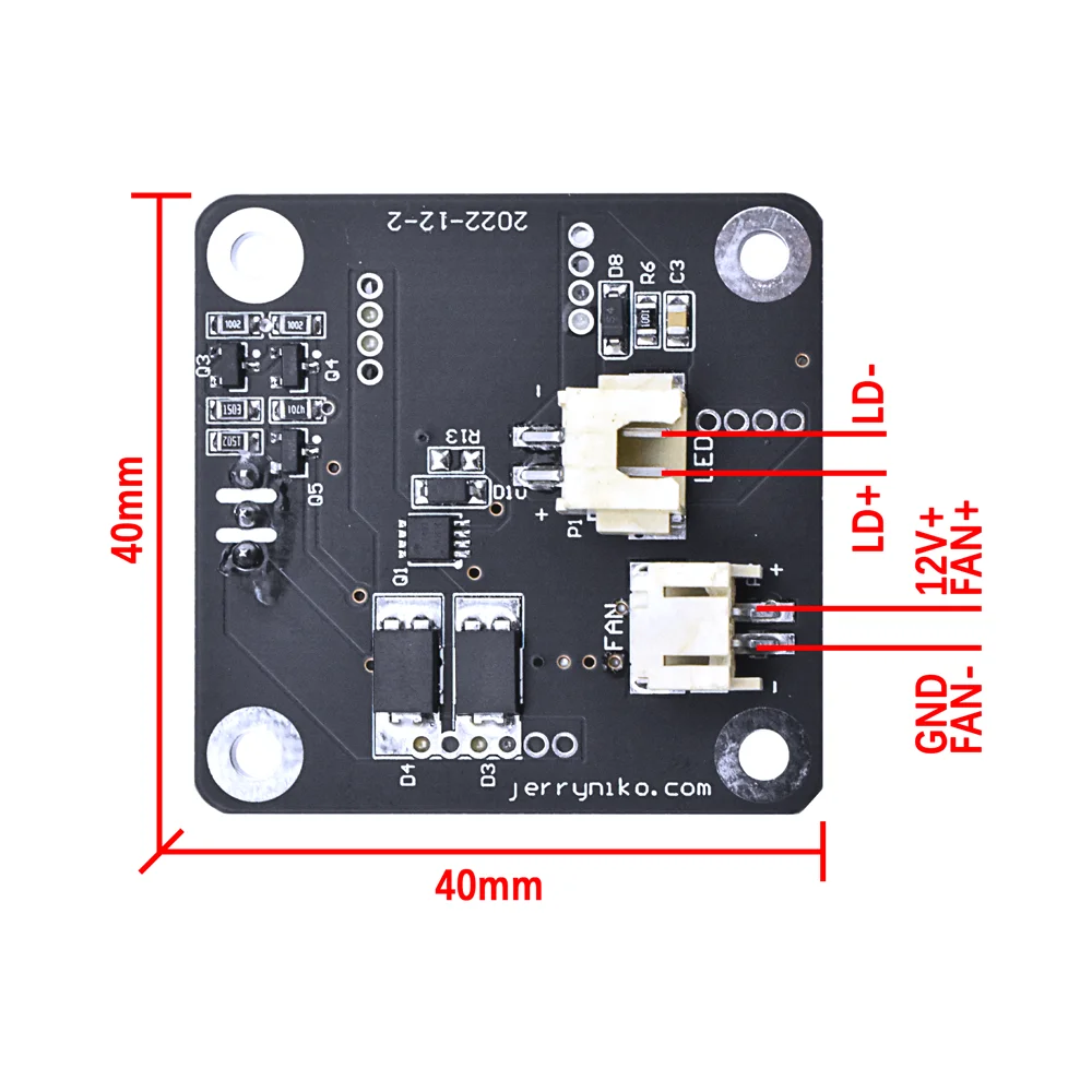 12V 80W Blue Laser Driver Board for CNC Laser Engraving Cutting Module Head PWM/TTL D-BL10WF Adapter Board