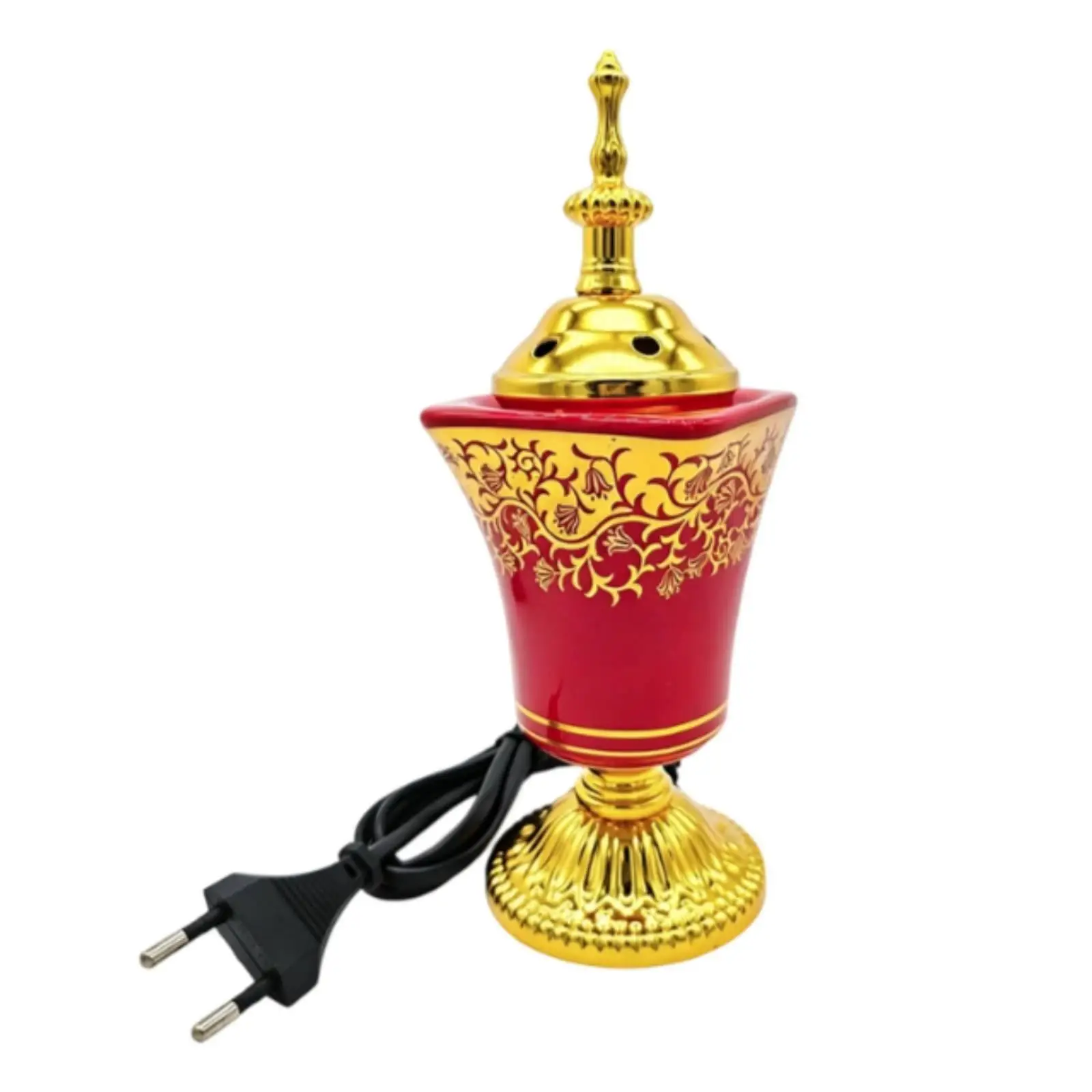 Creative Electric Ceramic Incense Burner Room Fragrance Diffuser Holder Ornament for Meditation Tabletop