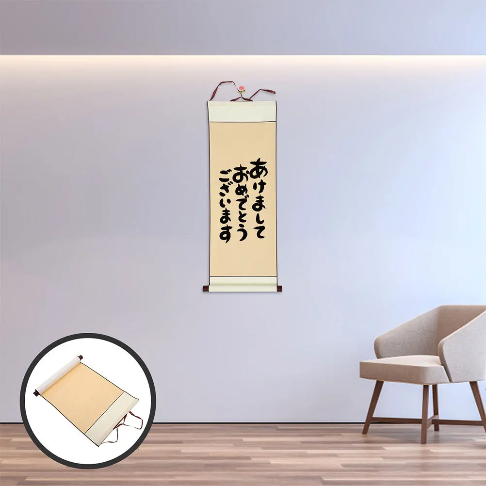 2 قطعة ورق التمرير الخط ورقة شوان التسلل البطيء لكتابة حبر الفرشاة الصينية وتمرير اللوحة سومي #6