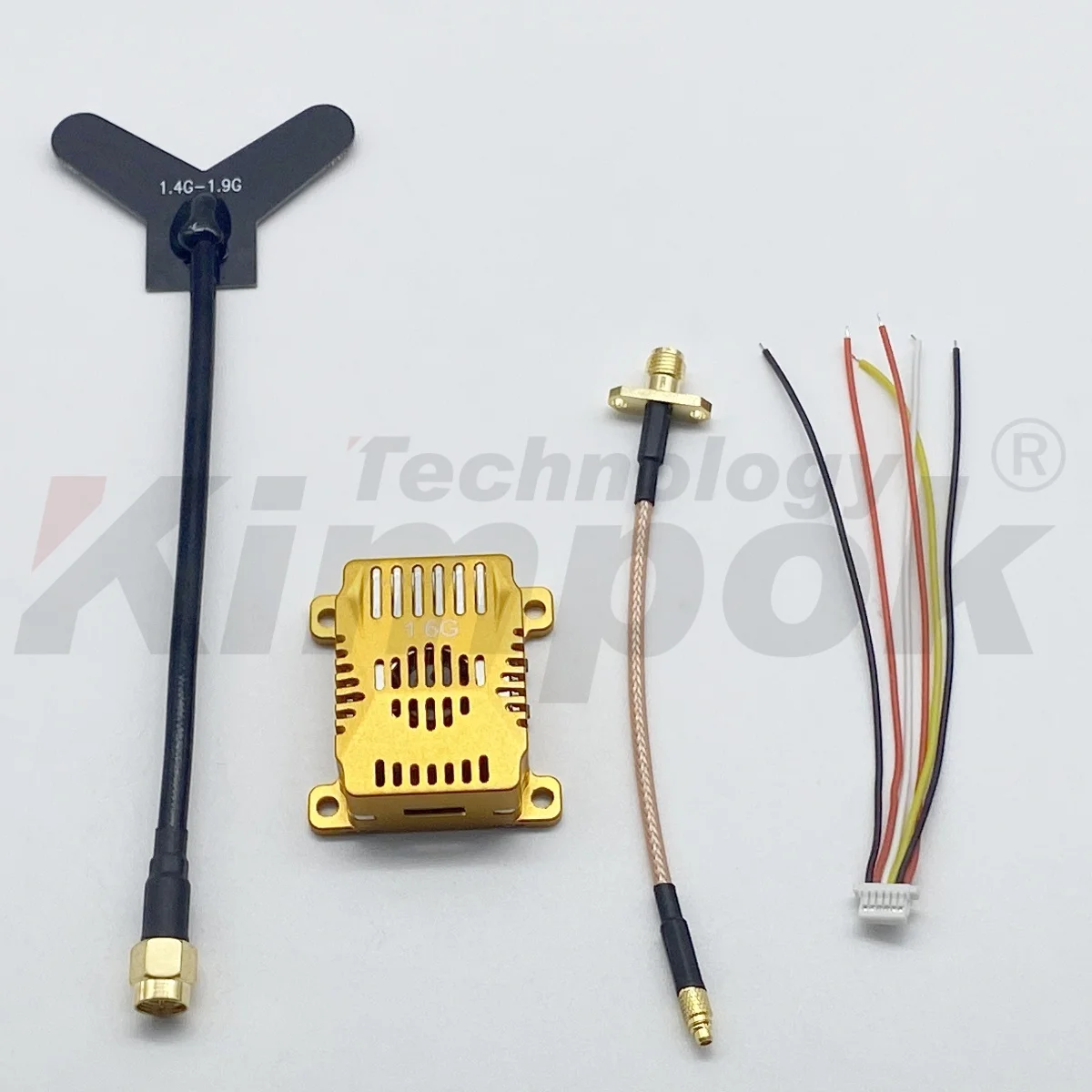

1.6GHz 3W FPV Video Transmitter and Receiver 1.6G AV Sender Wireless 10km Distance Transmission UAV Parts 16 Channel