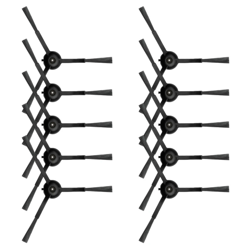 مجموعة فرش جانبية بديلة مكونة من 10 قطع، جزء تنظيف طويل الأمد، تركيب سهل التركيب للمكنسة الكهربائية الروبوتية AIRROBO-T20