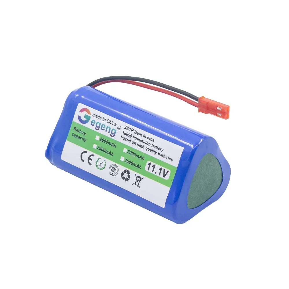 GEGENG 3S1P 11.1V/10.8V 3200mAh For CECOTEC For CONGA Slim 890 Deebot Deeeo sweeper CEN330  Ecovacs ilife V1 V3 li-ion battery