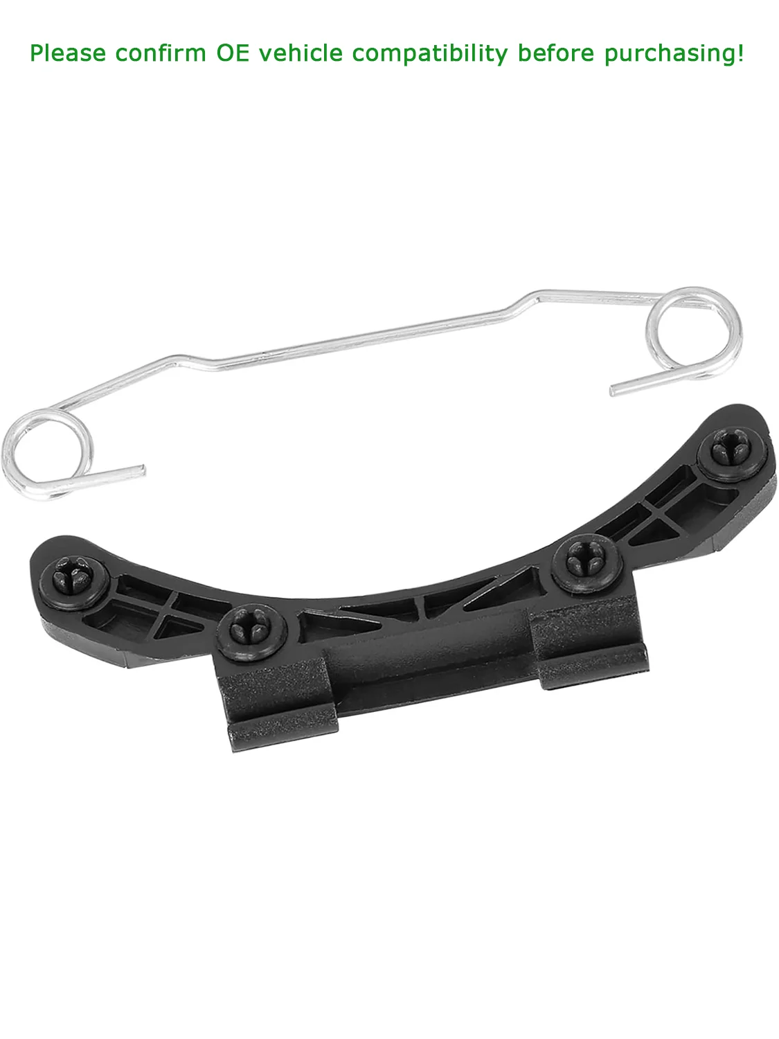 Fuel Tank Door Hinge with Spring Set 30649879 for Volvo S80 1999-2006 Black