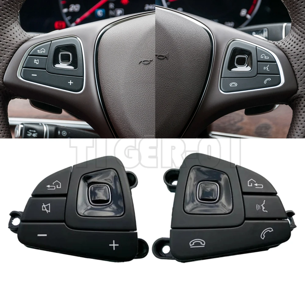 For Mercedes-Benz E-Class E200 E300 E400 Multi-function Steering Wheel Button Switch A0999056200 A0999056300