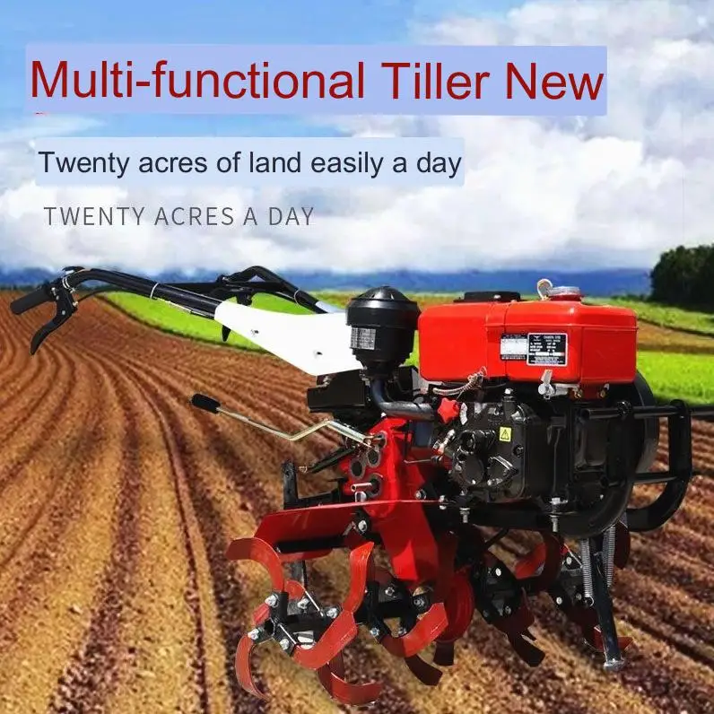 Brand new Chinese-made efficient and easy-to-use micro garden cultivator for agriculture