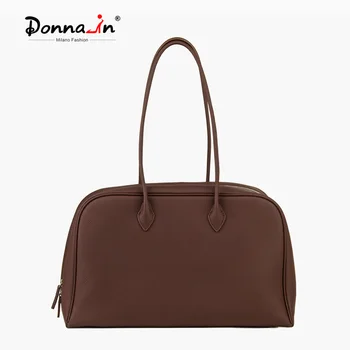 Donna-in Borsa a mano in pelle di mucca con strato superiore per donna Borsa a tracolla da viaggio casual grande tote da viaggio morbida moda