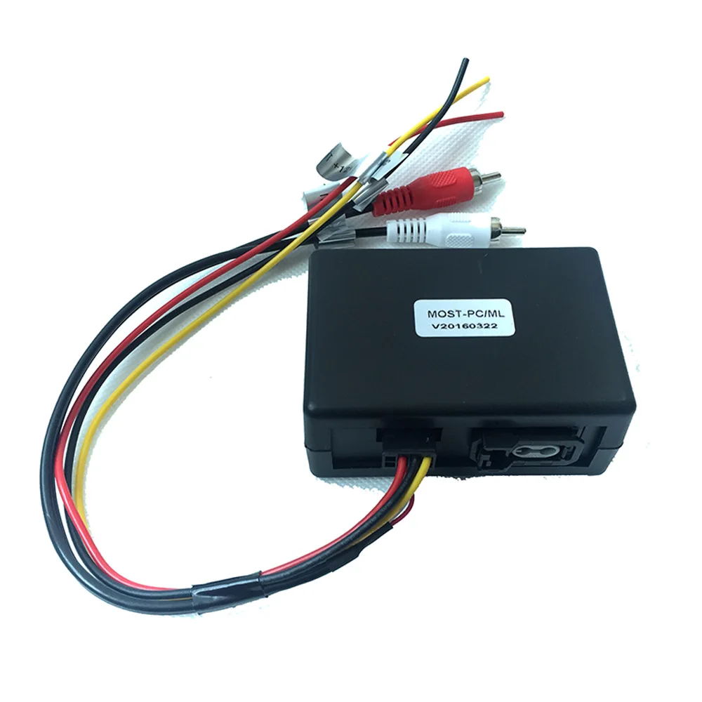 Applicable to Mercedes-Benz ML/R/GL/SLK/W211 Cayenne Kaman 911 optical fiber audio decoding conversion box MOST