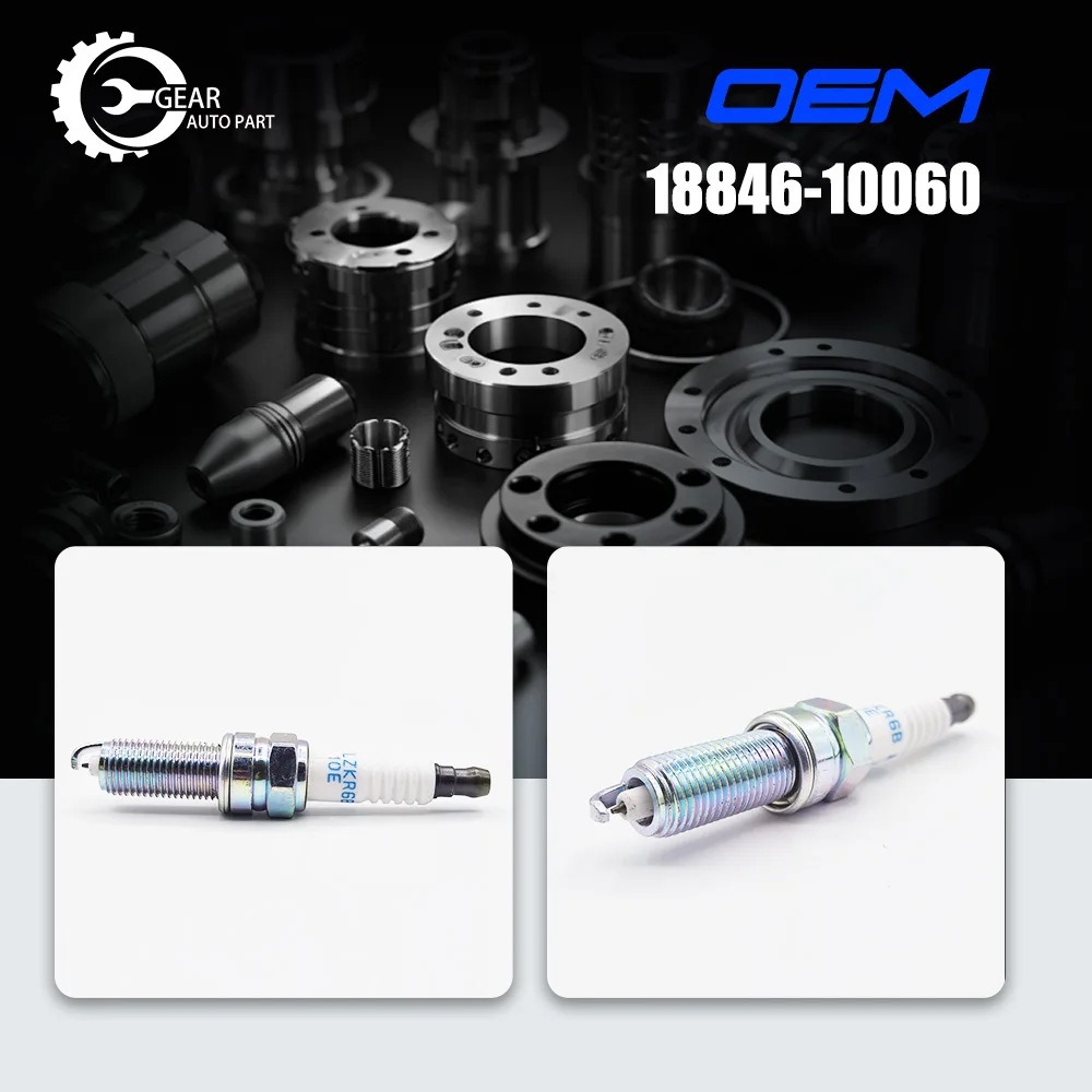 for 4PCS 18846-10060 SILZKR6B10E Iridium Spark Plug For Hyundai I30 Accent Veloster Solaris Kia Rio Soul 1884610060 SILZKR6B-10E