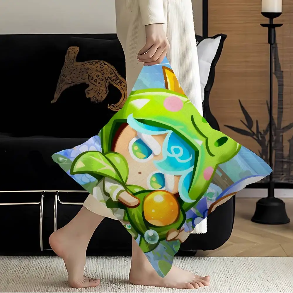 Cookie Run Kingdom Cushion Cover Car Throw Pillow Case For Sofa Car Christmas Gift 40x40cm 45x45cm
