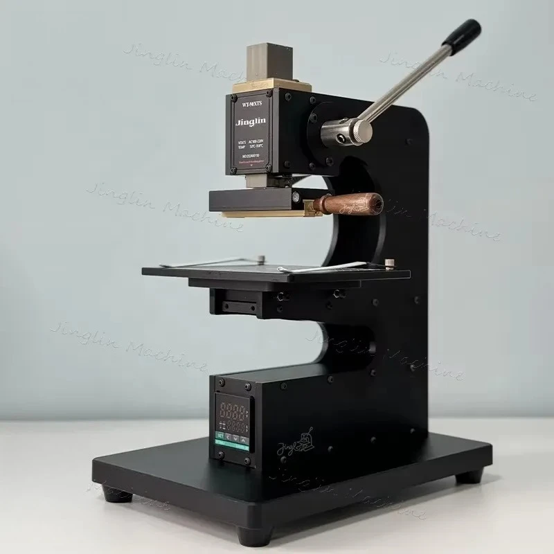 Hot Stamping Machine Leather Embossing Brass Mold Manual Digital Hot Stamping Machine for Leather Wood Paper