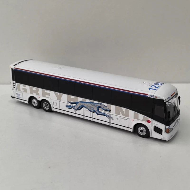 IR HO IXO 1/87 Scale MCI Motorcoach D4505 Bus Alloy Simulation Car Model Static Collection Decorated Holiday Toy Souvenir Gift