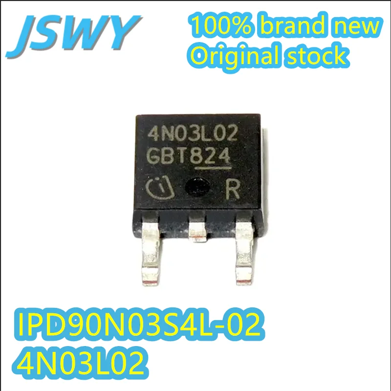 

(5/30 pieces) IPD90N03S4L-02 Code 4N03L02 TO-252 90A 30V N-channel FET Electronics Brand new original
