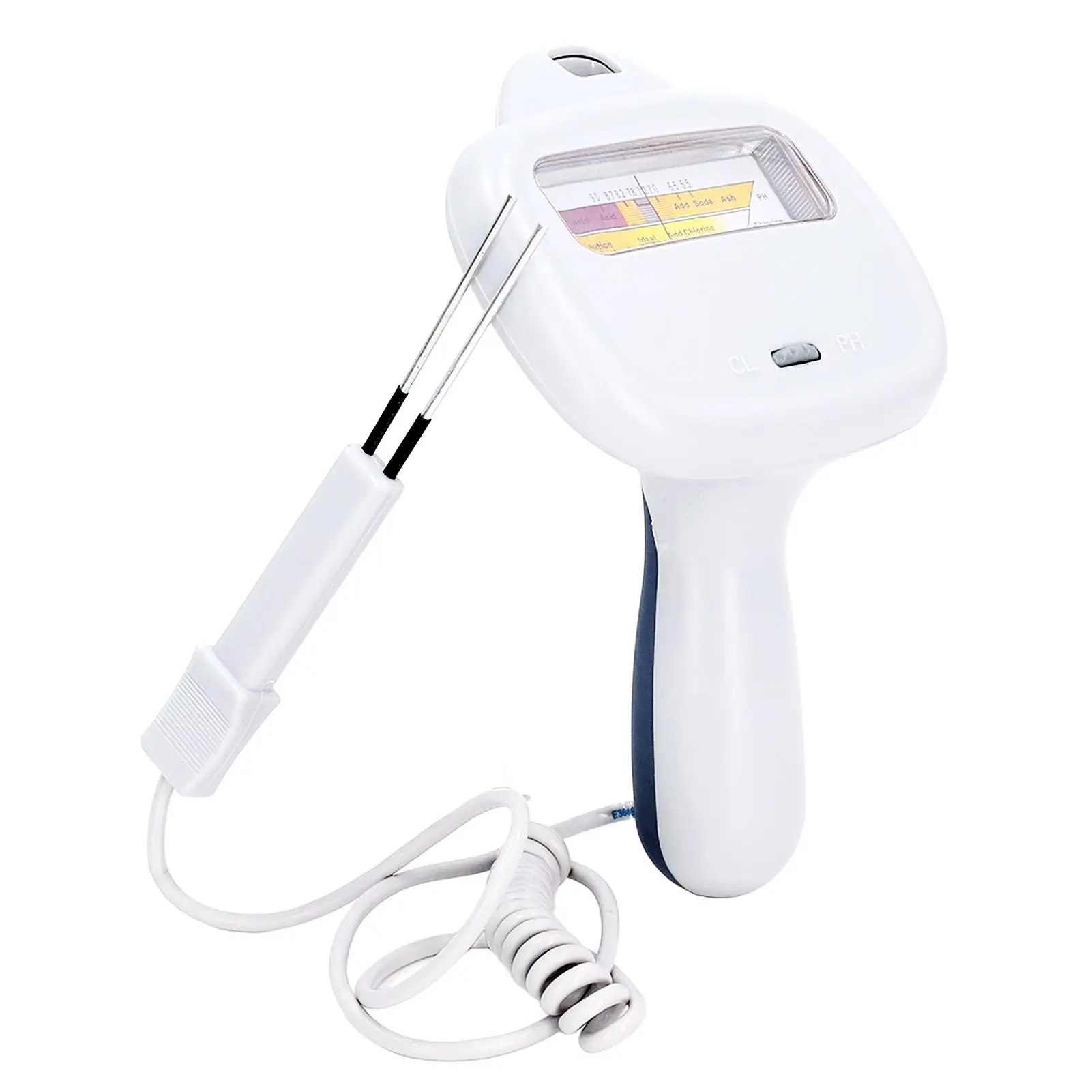 Medidor de cloro y pH PC102, 2 en 1, probador de calidad del agua para piscina y Spa, Analizador de nivel CL2