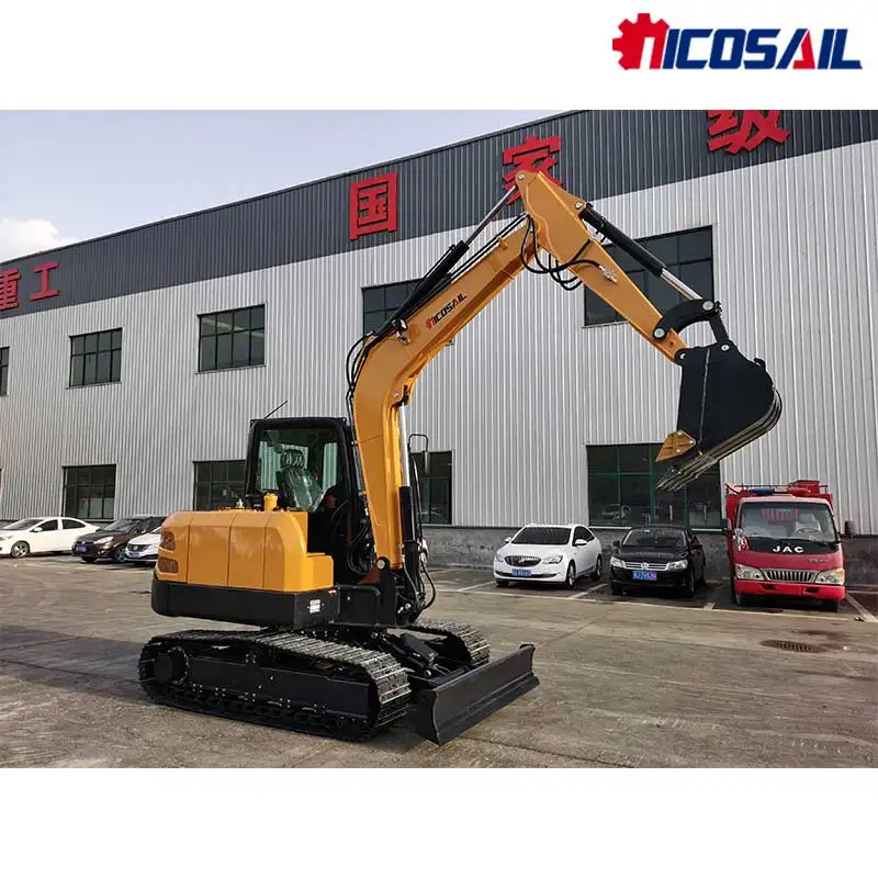 Industrieller Hochleistungs-Mini-Raupenbagger – hohe Qualität, EPA-konform für Baustellen und landwirtschaftliche Feldprojekte