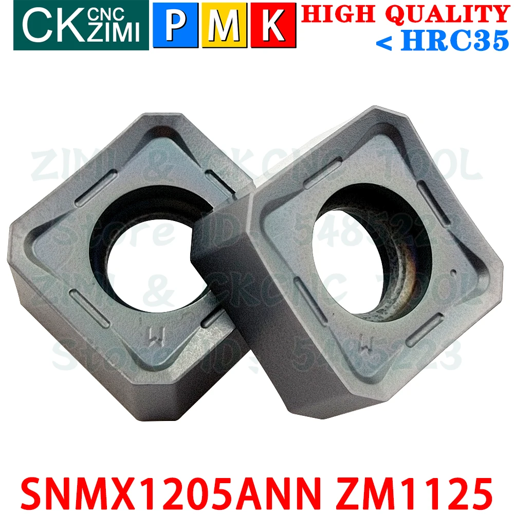 Imagem -05 - Snmx 1205 Ann Zm1125 Inserções de Metal Duro Inserções de Fresagem de Alimentação Rápida Cnc Torno de Metal Fresadora Ferramenta para Fresa de Face Lnmu03r Snmx1205ann Zm1125