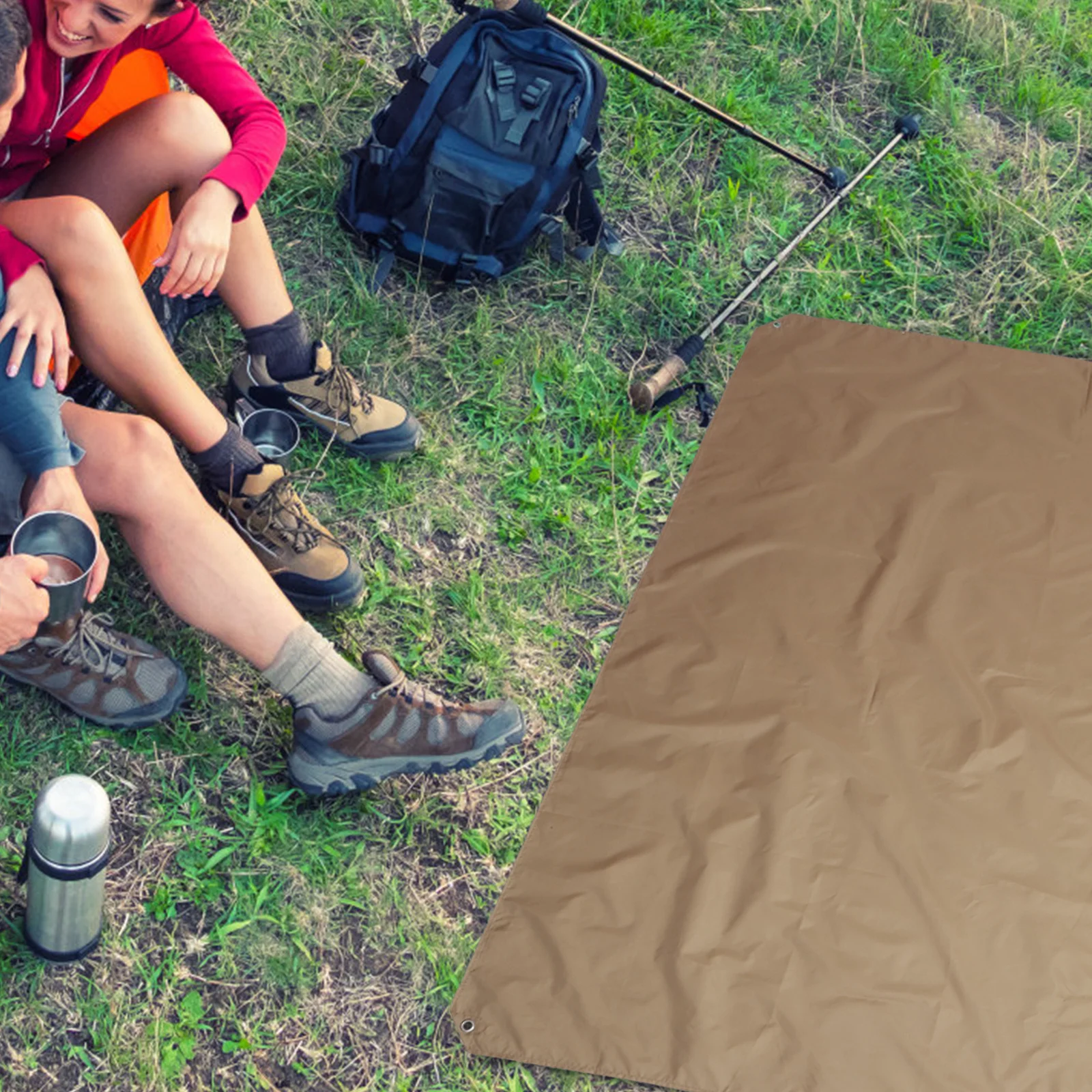 

1Set Outdoor Picnic Mat Water-Resistant Camping Blanket Portable Beach Shade Pad for Parks Hiking Fishing Festivals Family Trips