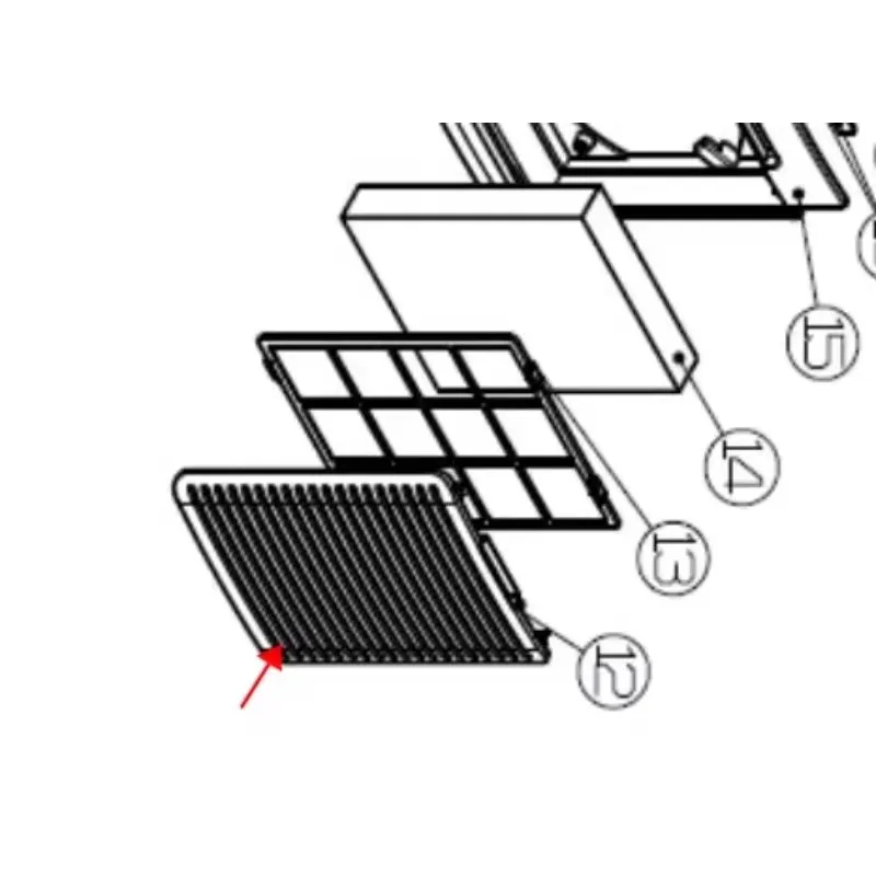 Applicable To Philips Air Purifier AC5659 5656 5660 5602 5668 Side Panel Plastic Accessories