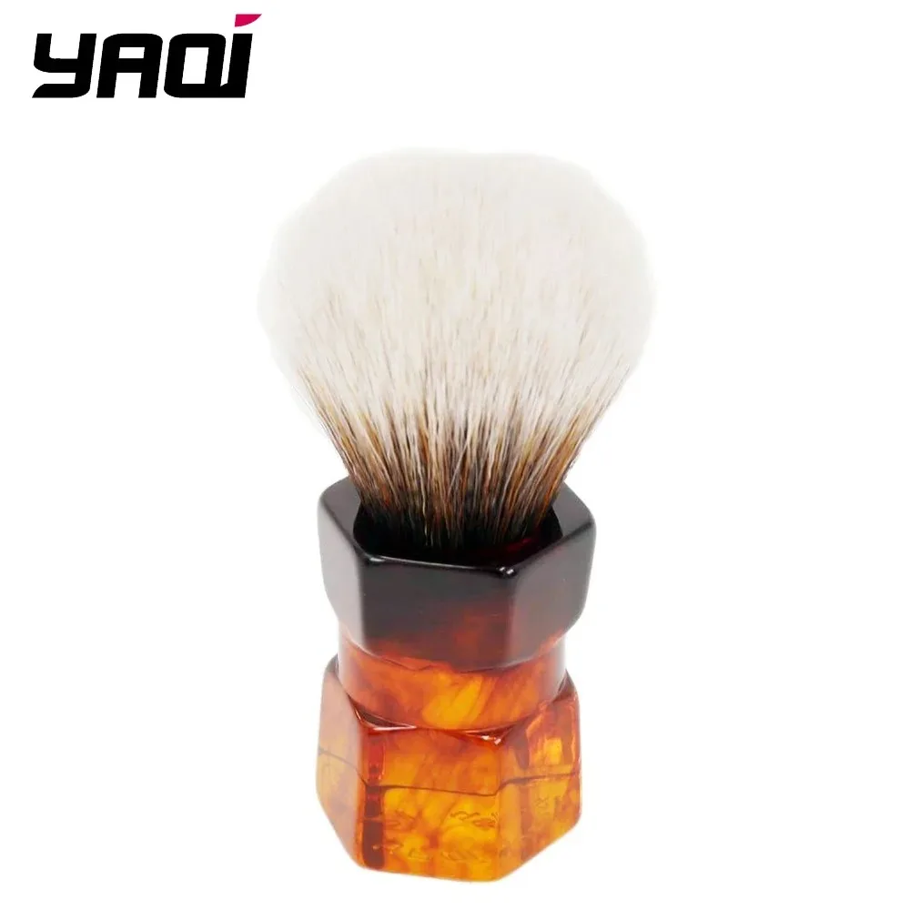 YAQI 24mm Moka Express Synthetic Hair Barbe Mens Shaving Brush