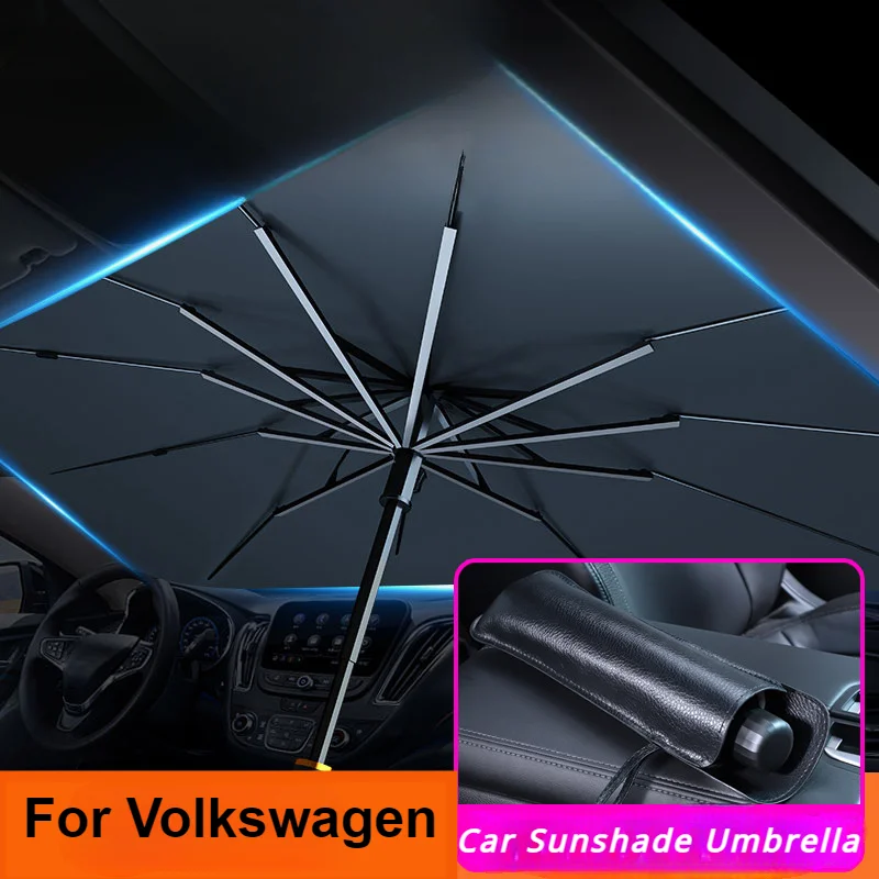 

Car Windshield Sunshade Umbrella For VW Volkswagen CC Arteon Golf Phaeton Jetta Passat Variant MAGOTAN Car Front Shading