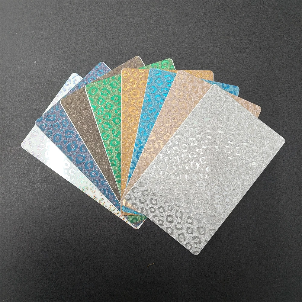 VORMIR Leopard Glitter Back Films Phone Protector Back Stickers Decorative Film for Any Intelligent Cutting Machine