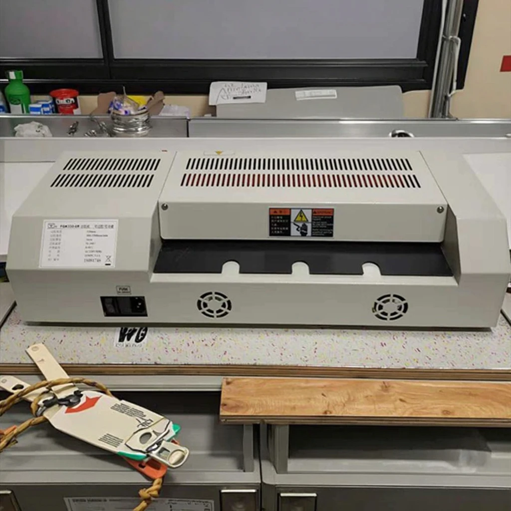

High Quality Metal Body 6 Rollers Pouch Laminator with Speed Adjustable A2 17.7inches Laminator Industrial Laminating Machine