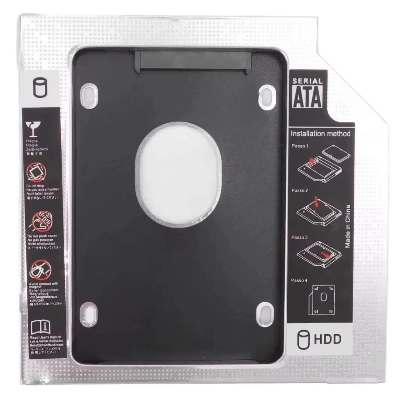 9.5mm 2nd HDD Hard Drive Optical Caddy Frame Bracket for Sony SVE14A15FLB SVE14A35CXH SVF14AA1QX VPCSA3Q9E SVE14A290X SVE14A390X