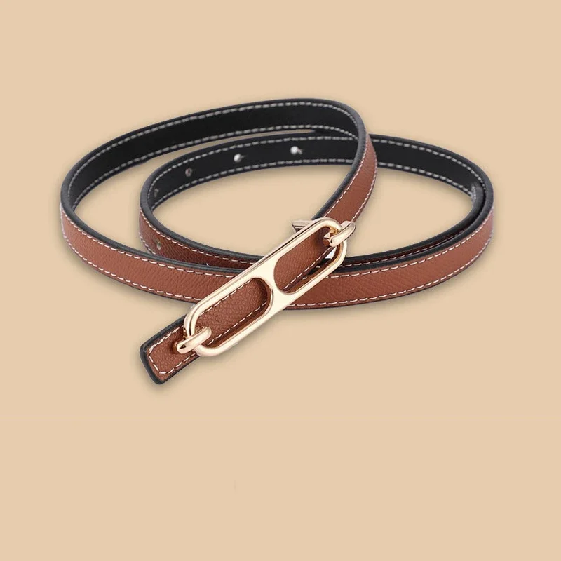 

Luxury Vintage Belt for Women Fashion Casual Jeans Dress Adornment Girdle Gothic y2k Leather Waistband Ceinture Femme New