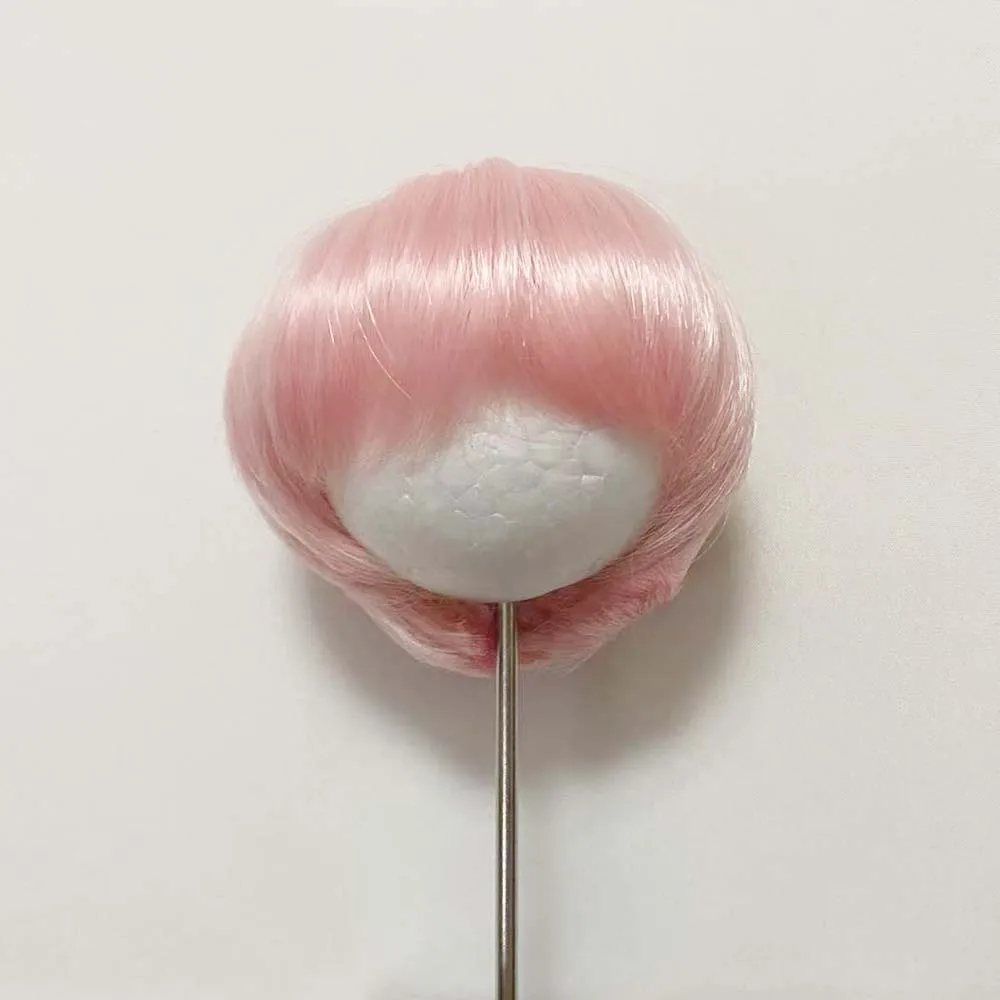 New Arrival 1/3 1/4 1/6 1/8 Bjd Wig High Temperature Short Cool Straight Wire Bjd Wig