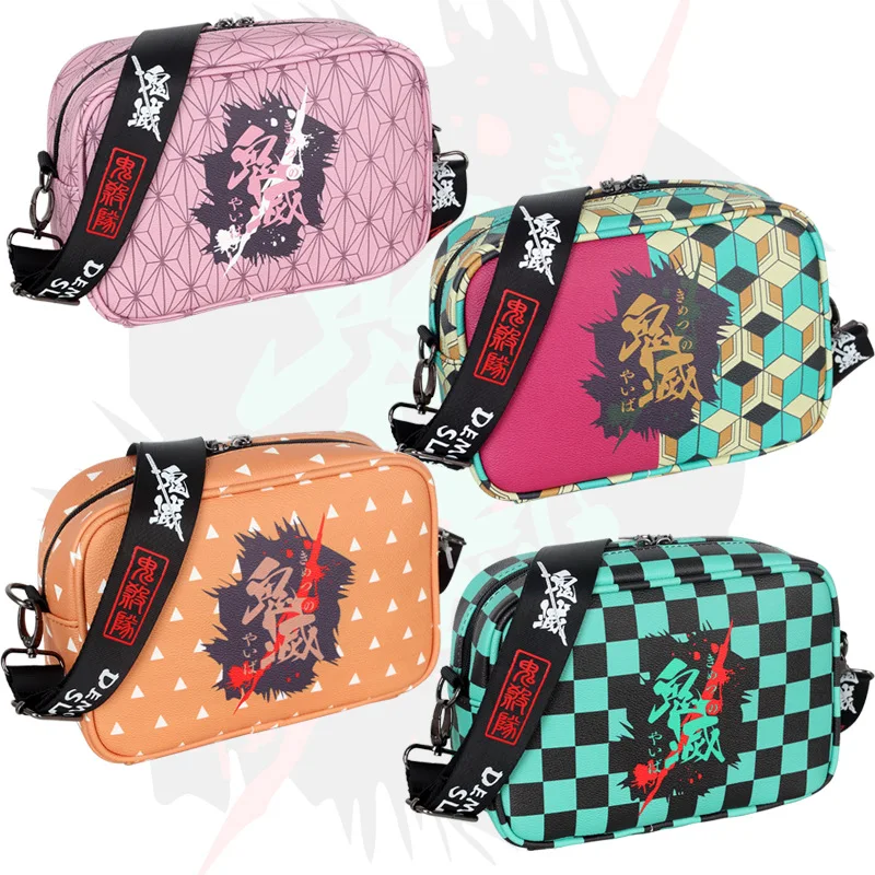 Kawaii Ball Messenger Bag Anime Demon Cute Slayer Shoulder Bag Women Man Leisure Fashion Cosplay Bag Christmas Gift Toy