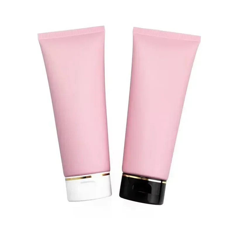 10/30/50 個 200 ミリリットルマットピンクソフトホースチューブフェイスクリームチューブ洗顔料エッセンスローションボトル化粧品容器卸売