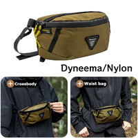 Dyneema Waist Pack 2L Waterproof UltraLight Multi Pocket Fanny Pack for Cycling Running Hiking Camping Travel Outdoor Sports