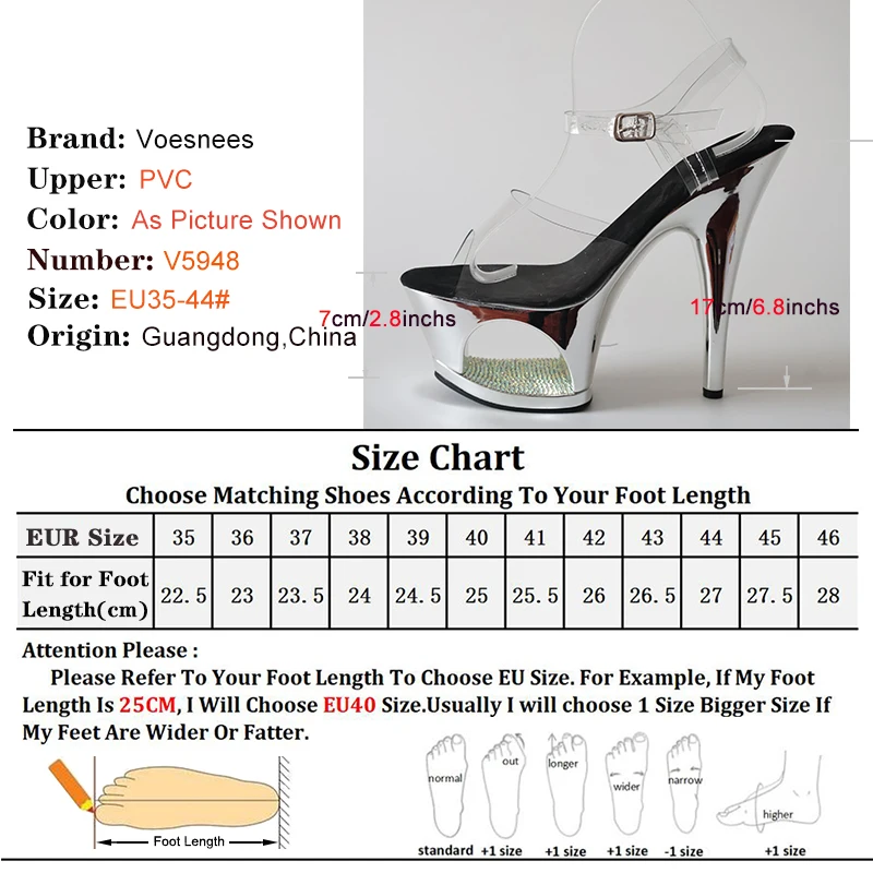 Fashion Summer Thin High Heel Sandals Hollow Waterproof Platform   Transparent PVC Sexy Slim Heels Women\'s Shoes Nightclub