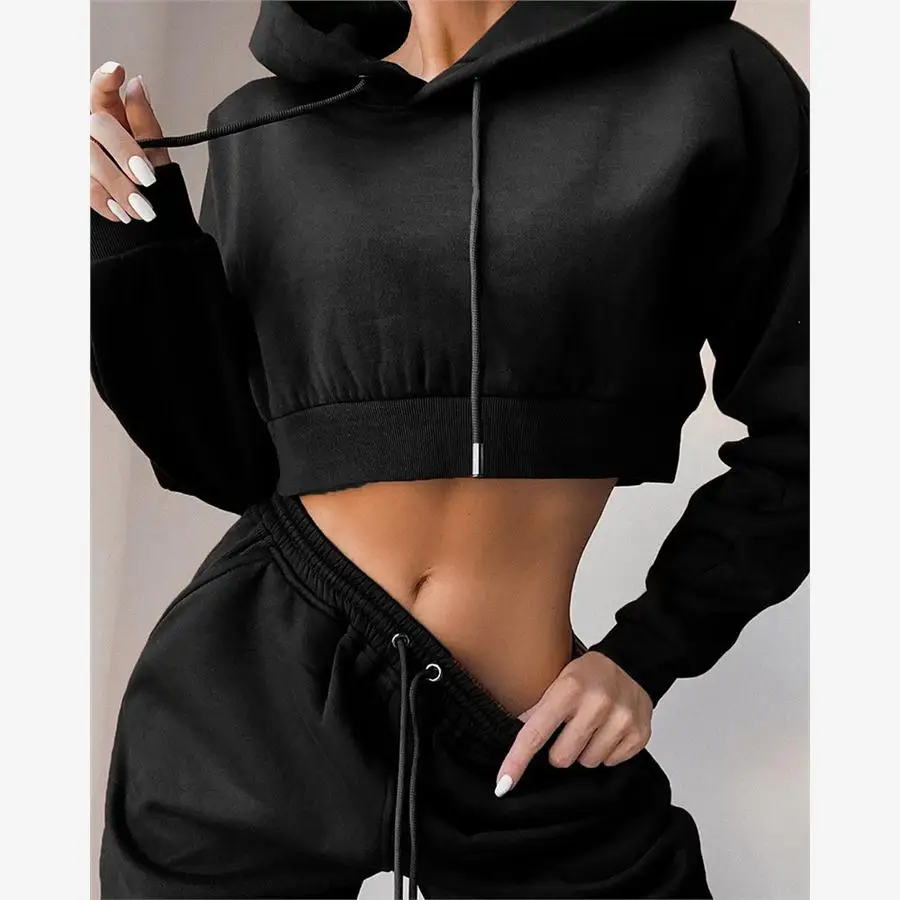 Conjunto de ropa deportiva informal para mujer, traje de talla grande y cómodo, traje de trabajo escolar para estudiantes, 2020