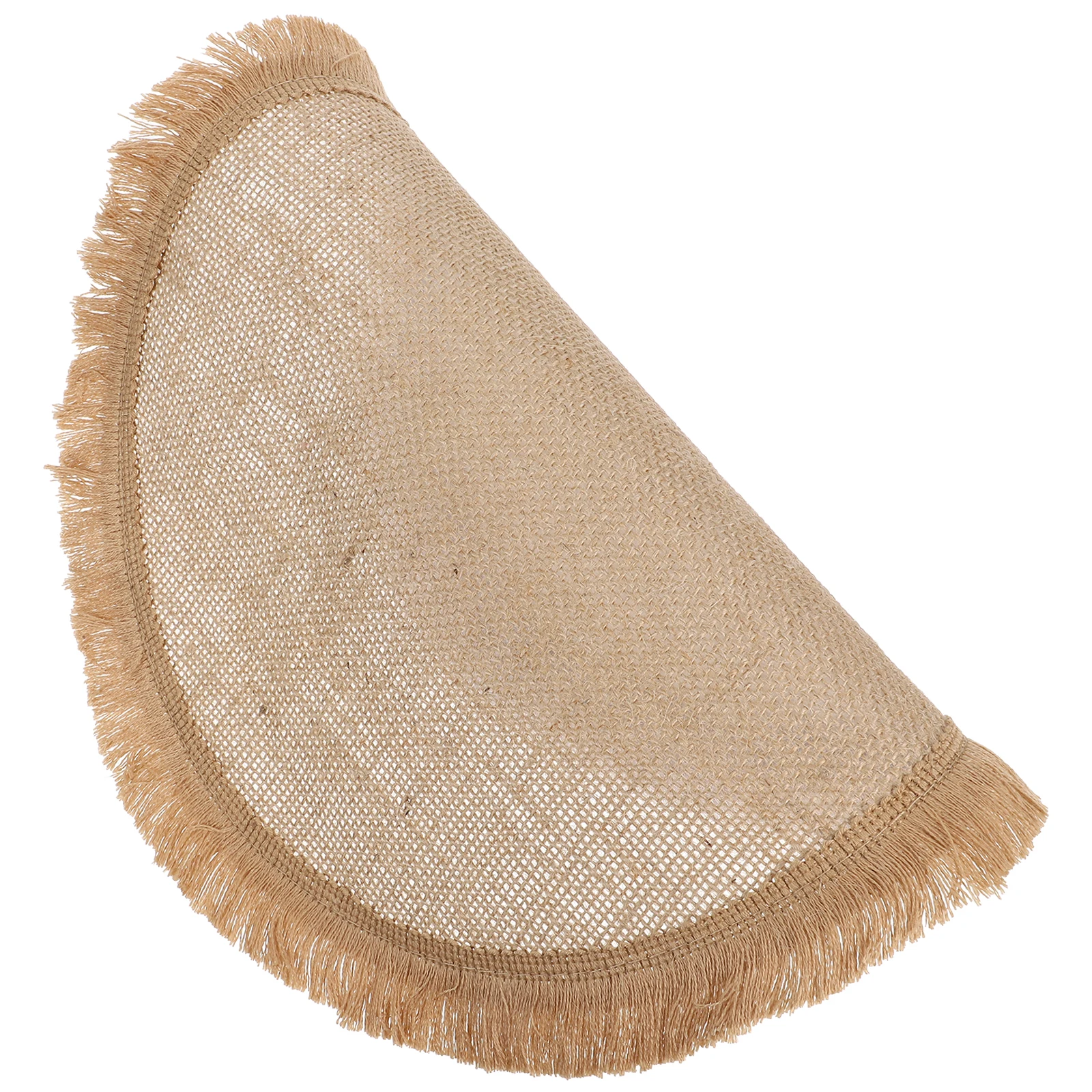 

Vintage Placemats Round Coasters Jute Cup Insulation Pad Table Decor Retro Style Heat Resistant Desk Accessories Burlap Drink