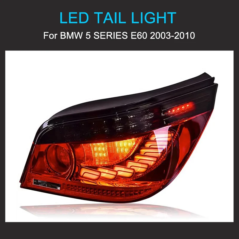 1 pár LED zadek lehký spojování pro BMW E60 2003-2010 taillights kolíček a divadelní hra s LED dynamické soustružnický brzda zadní zadek lamp