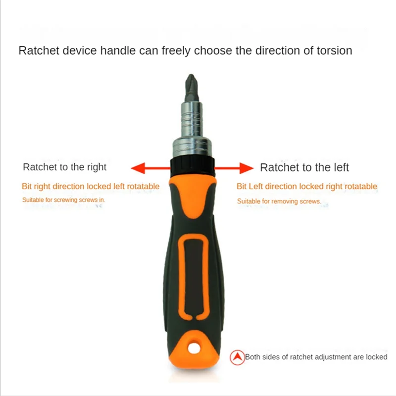 38 in 1 Labor-Saving Ratchet Multi-Purpose Screwdriver Set, Ratchet Screwdriver Set, Screwdriver Bit Set