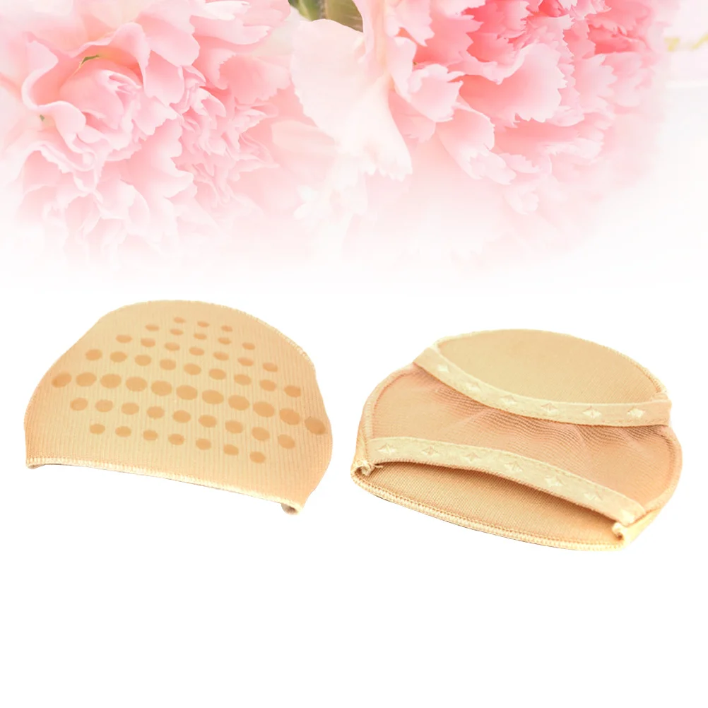 1 Paar Peep-Toe-Vorfußkissenpolster, ultraweiche, unsichtbare Einlegesohle für High Heels, atmungsaktiv, rutschfest, Fußpflege-Werkzeug, Vorfuß