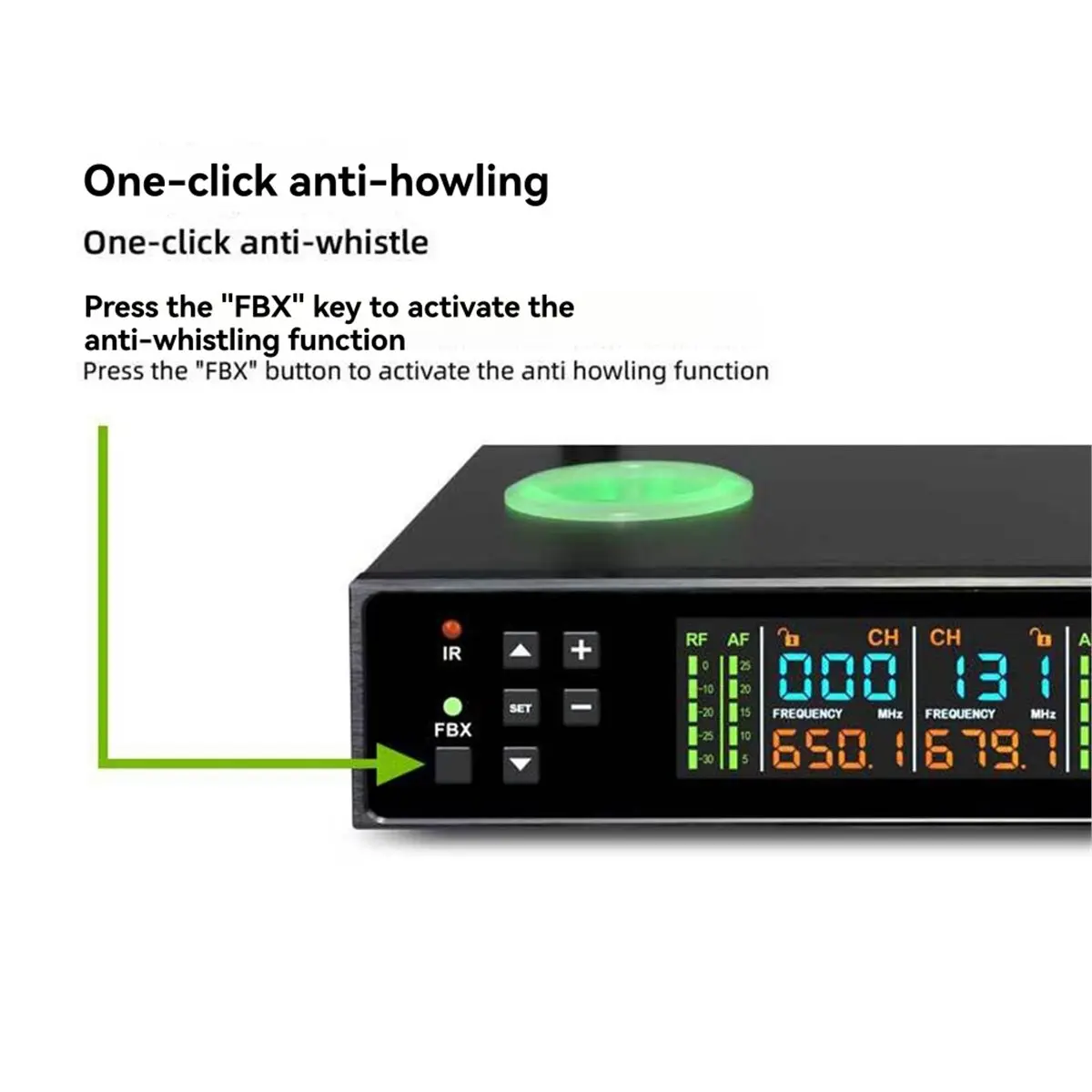 

A23G Wireless Microphone UHF Mic Accessories with All-in-One Charging Receiver Singing Home Entertainment KTV Microphone (US)