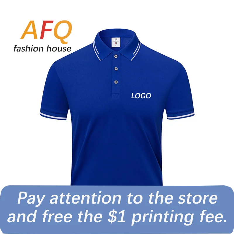 Summer overalls polo shirt custom T-shirt cultural shirt custom company tooling short sleeve group clothes custom printed logo