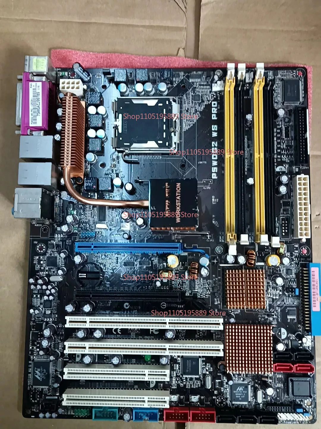 

For ASUS P5WDG2 WS PRO 775 Pin, Dual Network Port 975X Work