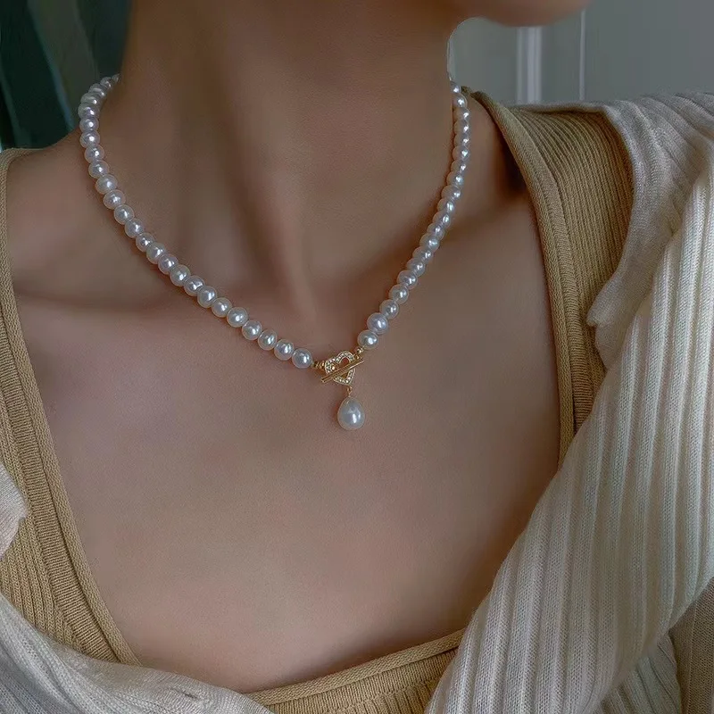 

НАСТОЯЩЕЕ ОГРОМНОЕ ОЖЕРЕЛЬЕ С НАТУРАЛЬНЫМ БЕЛЫМ ЖЕМЧУГОМ 8-9 ММ 40см 45см 50см 55см 60см 70см 90см 110см 130см