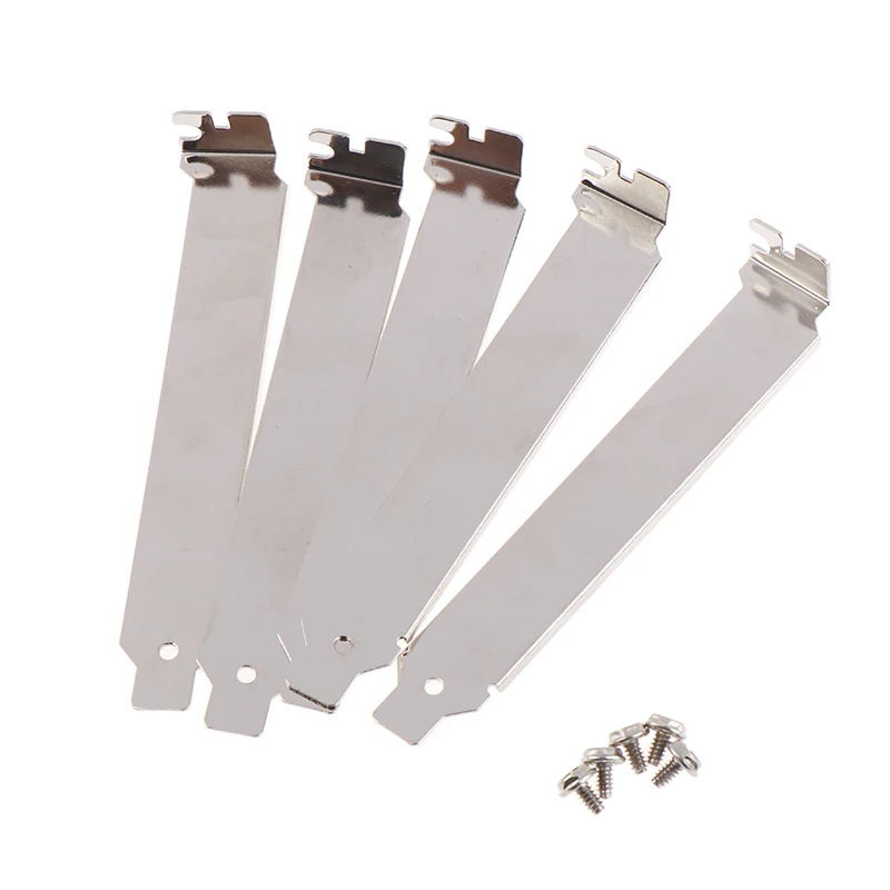 /KQM/5pcs Pci Slot Cover Bracket for Pci Expansion Dust Filter Blanking Plate High Quality Durable