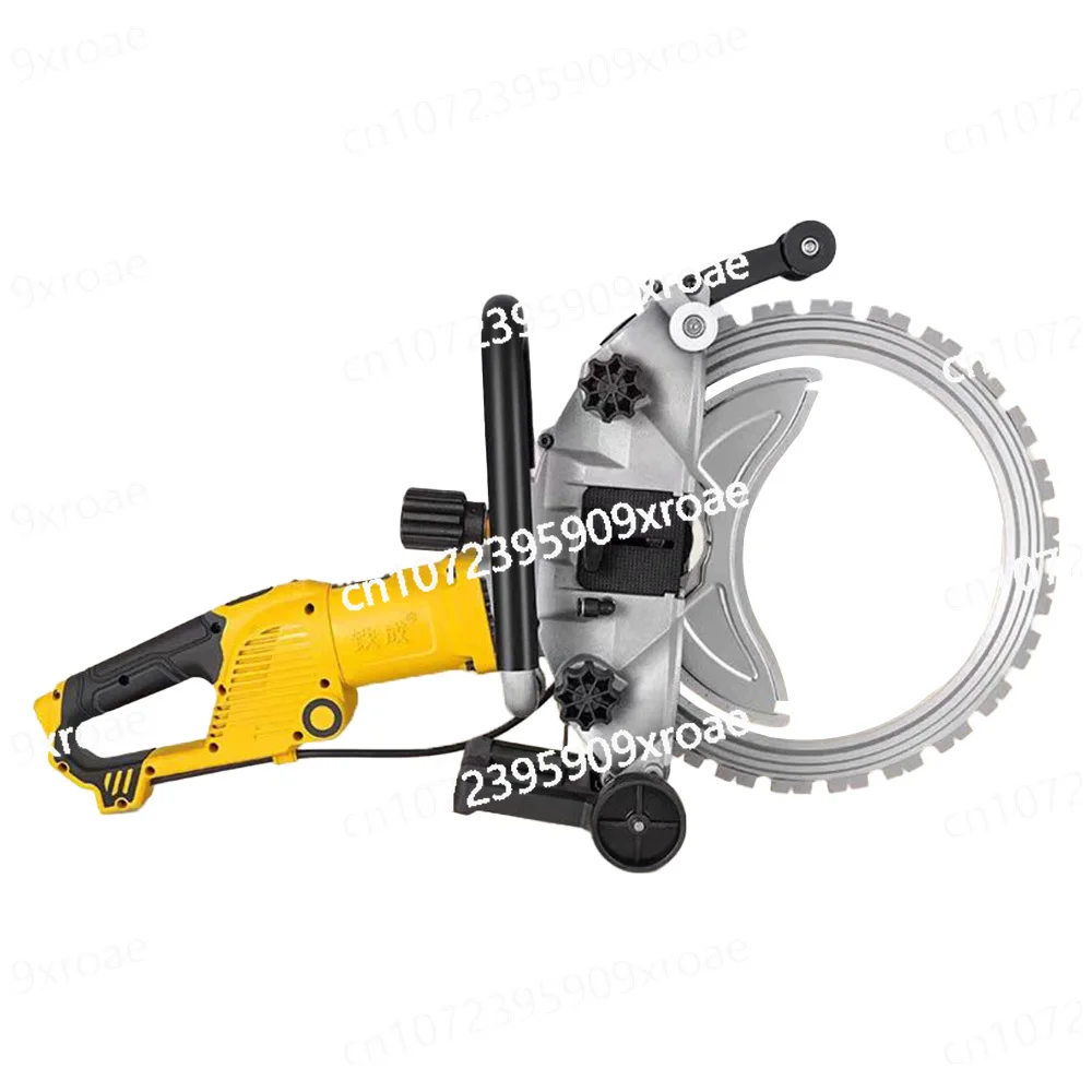 

Concrete Wall Cutting Machine AC8400 Tiecheng 220V High Frequency Electric Ring Saw Machine 390mm 16" Saw Blade